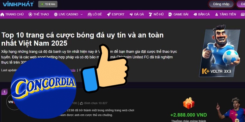 Concordia Clippers gợi ý nên dùng Vĩnh Phát Mobile